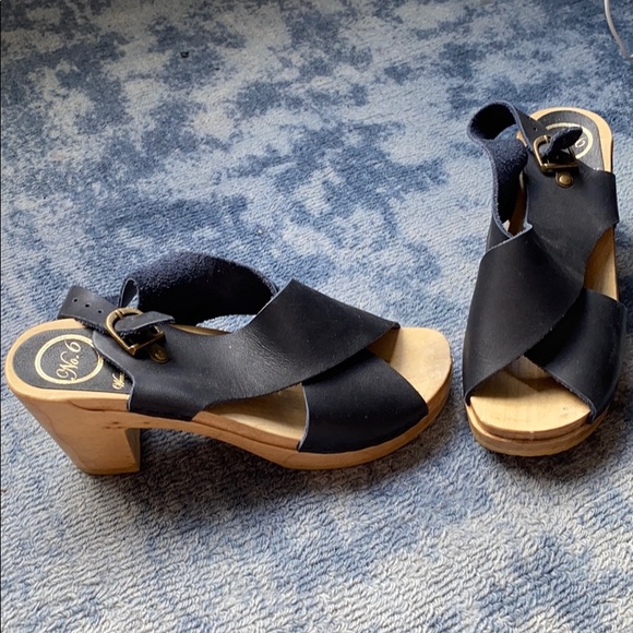 No. 6 Shoes - No. 6 clog sandals size 39